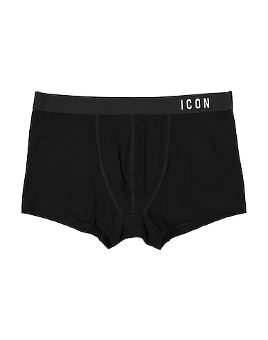 DSQUARED2 Boxer ICON UNDERWEAR Black 89% Cotton, 11% Elastane