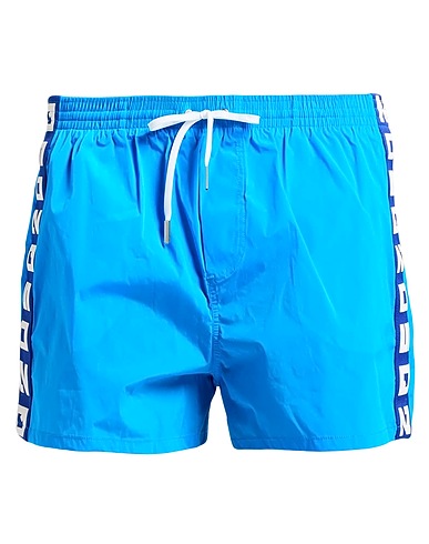 DSQUARED2 Swim shorts BEACHWEAR Azure 92% Polyamide, 8% Elastane