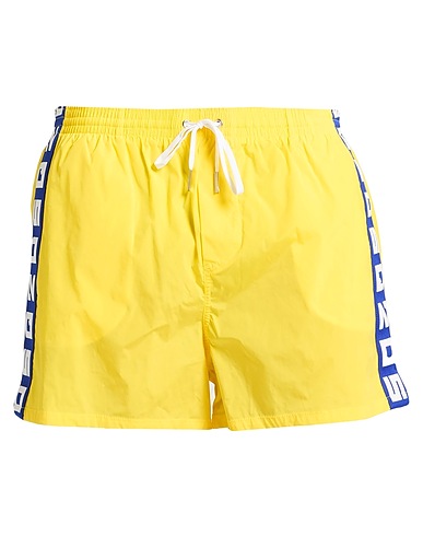 DSQUARED2 Shorts de bain BEACHWEAR Jaune 92% Polyamide, 8% Élasthanne