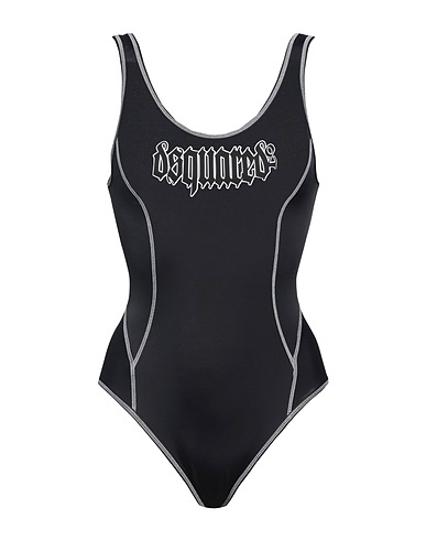 DSQUARED2 One-piece swimsuits BEACHWEAR Black 80% Polyamide, 20% Elastane