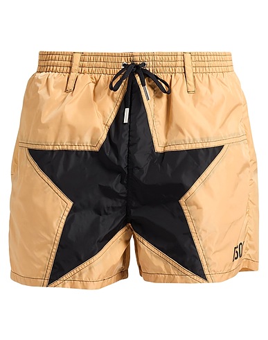 DSQUARED2 Swim shorts BEACHWEAR Camel 100% Polyamide