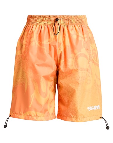 DISCLAIMER Swim shorts Orange 100% Polyester
