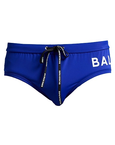 BALMAIN Slip mare Blu 80% Poliammide, 20% Elastan