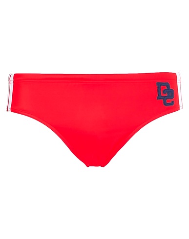 DSQUARED2 Slip mare BEACHWEAR Rosso 80% Poliammide, 20% Elastan