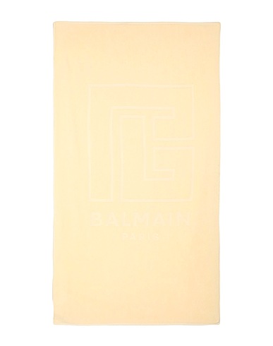 BALMAIN Serviette de plage Ivoire 100% Coton