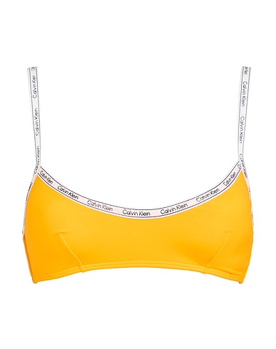 CALVIN KLEIN Bikini SWIMWEAR Orange 79% Polyester, 21% Elastane