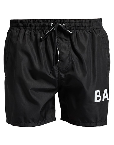 BALMAIN Swim shorts Black 100% Polyester