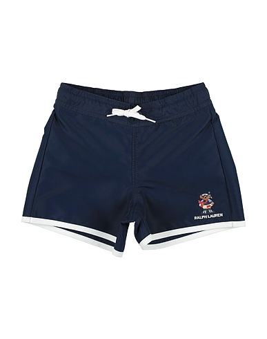 POLO RALPH LAUREN Swim shorts POLO BEAR SWIM TRUNK Midnight blue 100% Recycled polyester