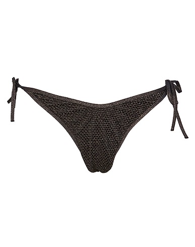PALM ANGELS Bikini Charcoal 81% Polyamide, 13% Metallic fiber, 6% Elastane
