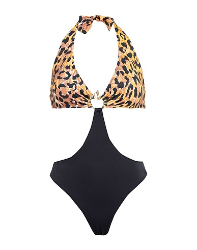 JUST CAVALLI Badeanzug Schwarz 82% Polyester, 18% Elastan