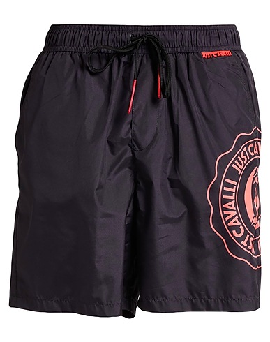 JUST CAVALLI Swim shorts Black 100% Polyester