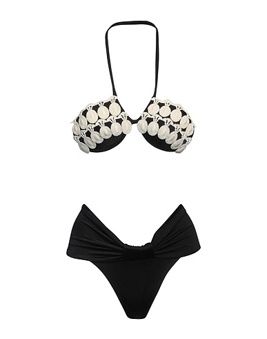 CLARA AESTAS Bikini Black 80% Polyamide, 20% Elastane