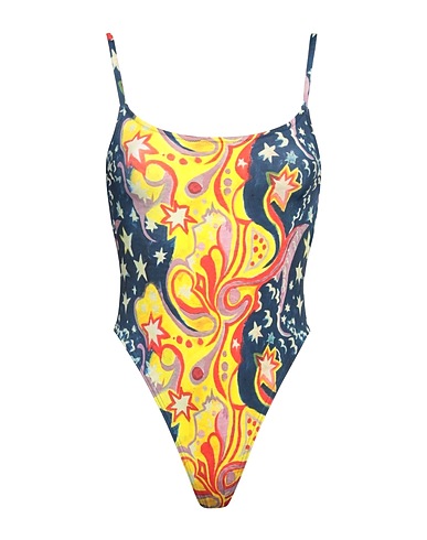 MARNI x NO VACANCY INN One-piece swimsuits Yellow 80% Polyamide, 20% Elastane