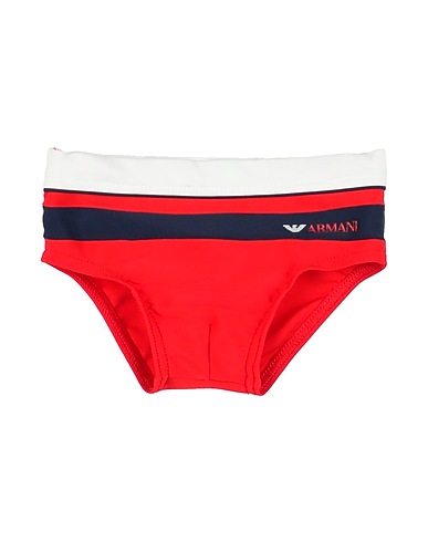 EMPORIO ARMANI Swim briefs Red 80% Polyamide, 20% Elastane