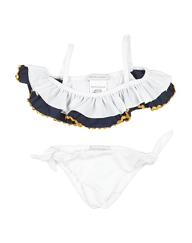 MONNALISA Bikini BIANCO 86% Polyester, 14% Elastane