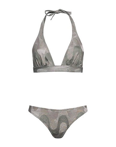 M MISSONI Bikini Sage green 39% Cotton, 37% Viscose, 13% Metallic fiber, 11% Polyamide