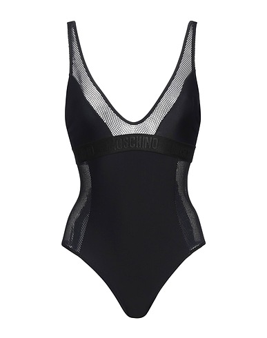 MOSCHINO Badeanzug Schwarz 80% Polyamid, 20% Elastan