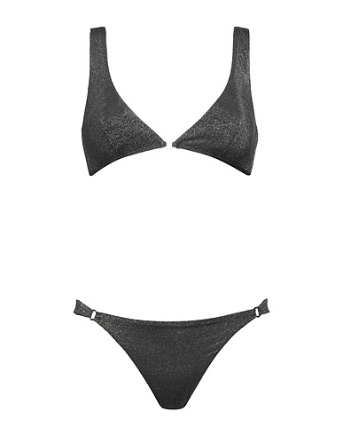 EMPORIO ARMANI Bikini SWIMWEAR Black 71% Polyamide, 19% Metallic fiber, 10% Elastane