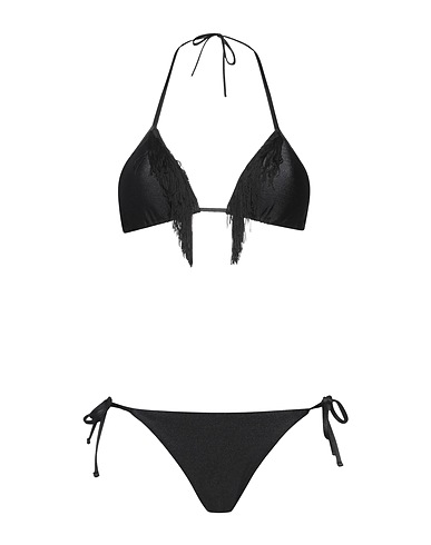 EMPORIO ARMANI Bikini SWIMWEAR Black 82% Polyamide, 18% Elastane, Viscose