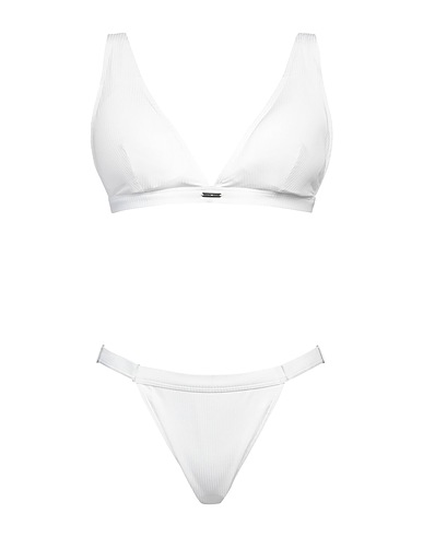 EMPORIO ARMANI Bikini SWIMWEAR White 85% Polyamide, 15% Elastane