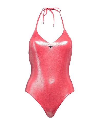 EMPORIO ARMANI Costume intero SWIMWEAR Corallo 92% Poliestere, 8% Elastan