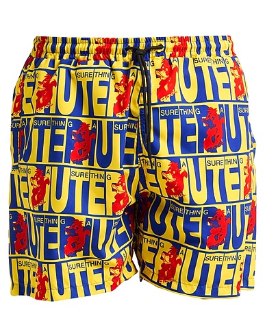 KATIN Swim shorts Yellow 100% Polyester