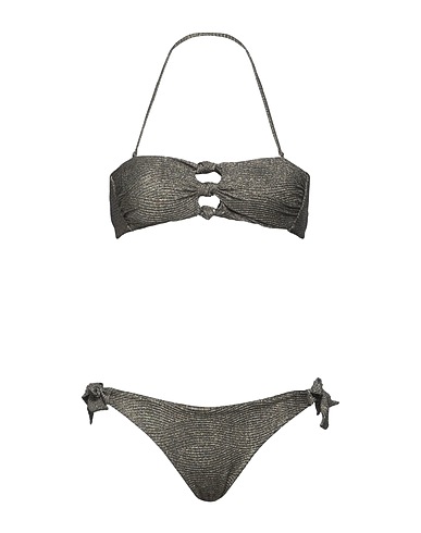 MISS BIKINI LUXE Bikini Bronze 75% Polyamide, 13% Elastic fibres, 12% Metallic fiber