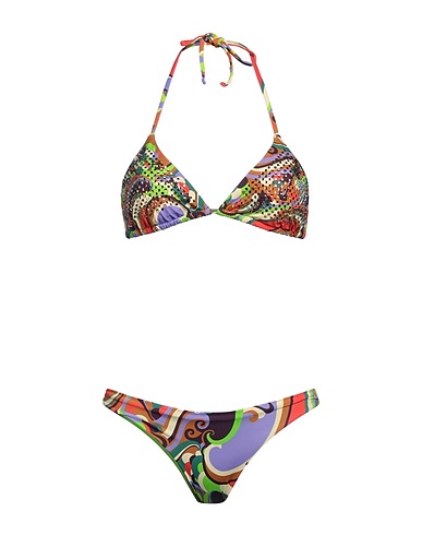 MISS BIKINI LUXE Bikini Verde scuro 88% Poliammide, 12% Fibre elastiche