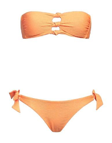 MISS BIKINI LUXE Bikini Orange 75% Polyamide, 13% Elastane, 12% Metallic fiber