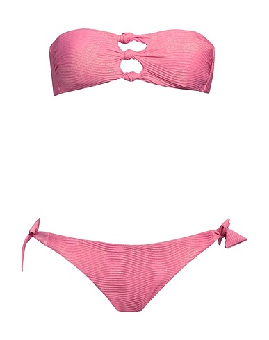 MISS BIKINI LUXE Bikini Pink 75% Polyamide, 13% Elastane, 12% Metallic fiber