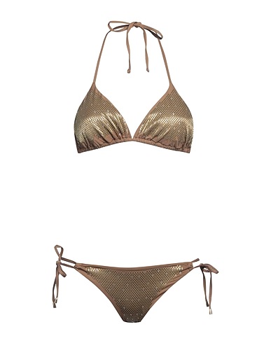 MISS BIKINI LUXE Bikini Khaki 88% Polyamide, 12% Elastane