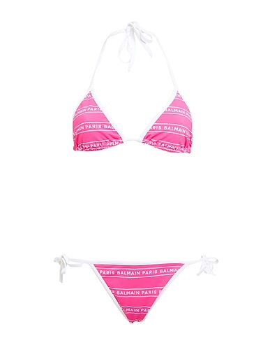 BALMAIN Bikini Fuchsia 80% Polyamide, 20% Elastane