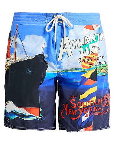 POLO RALPH LAUREN Swim shorts Blue 100% Polyester