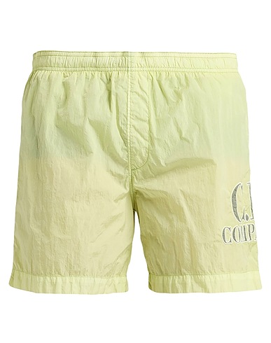 C.P. COMPANY Shorts de bain Vert clair 100% Polyamide, Coton