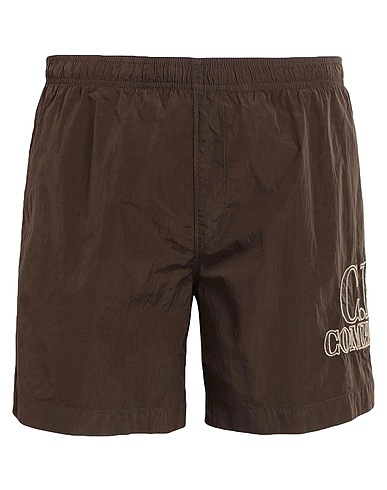 C.P. COMPANY Boxer mare Khaki 100% Poliammide, Cotone