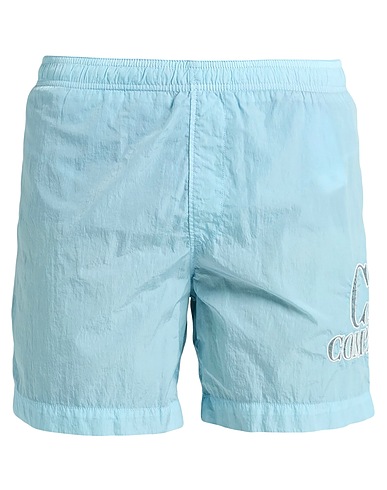 C.P. COMPANY Shorts de bain Bleu ciel 100% Polyamide, Coton