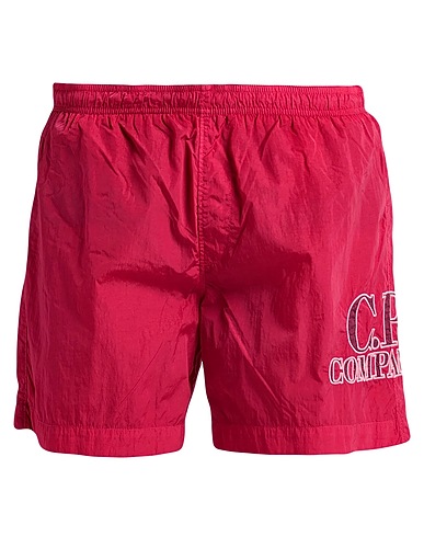 C.P. COMPANY Swim shorts Garnet 100% Polyamide, Cotton