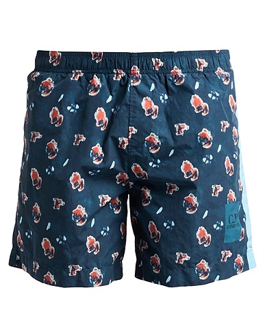 C.P. COMPANY Swim shorts Navy 79% Cotton, 21% Polyamide