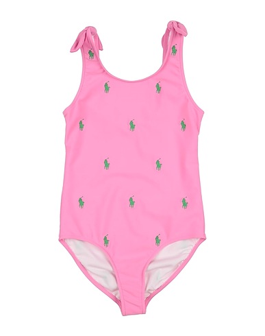 POLO RALPH LAUREN One-piece swimsuits POLO PONY ONE-PIECE SWIMSUIT Pink 81% Recycled nylon, 19% Elastane