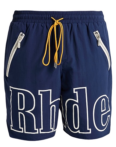RHUDE Bañador tipo bóxer Azul marino 100% Nailon