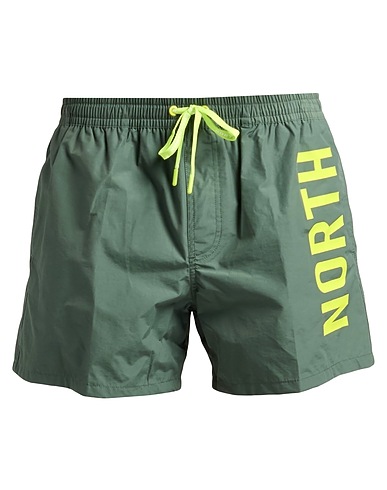 NORTH SAILS Swim shorts Military green 52% Cotton, 48% Nylon
