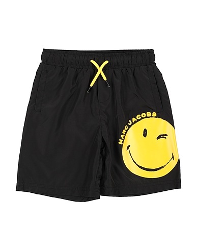 MARC JACOBS 水着(ボクサーパンツ) MARC JACOBS X SMILEY WORLD® ブラック ポリエステル 100%