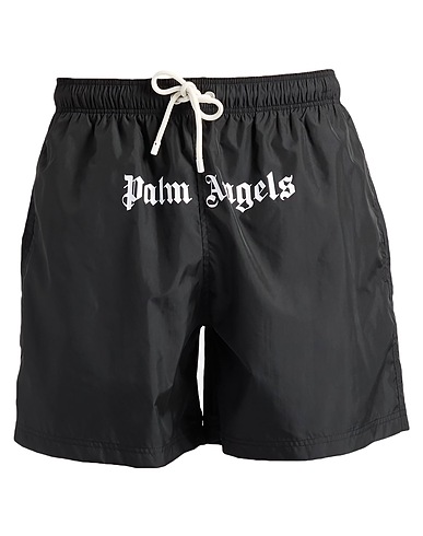 PALM ANGELS Swim shorts Black 100% Polyester