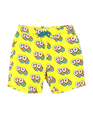 STELLA McCARTNEY KIDS Swim shorts Yellow 100% Polyester