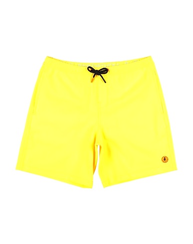 SAVE THE DUCK Swim shorts Yellow 90% Recycled polyester, 10% Elastane