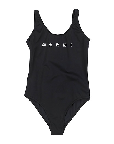 MARNI One-piece swimsuits Black 80% Nylon, 20% Elastane