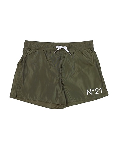 N°21 Swim shorts Military green 100% Polyester