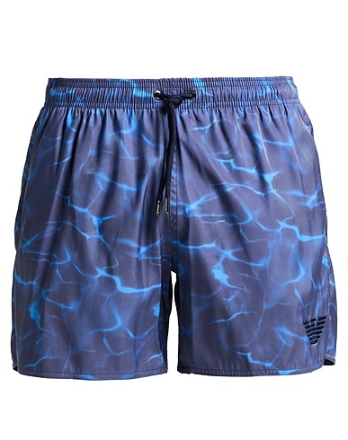 EMPORIO ARMANI 水着（ボクサーパンツ） SWIMWEAR ネイビー ナイロン 80% / ポリエステル 20%