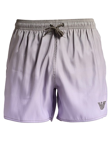EMPORIO ARMANI Swim shorts SWIMWEAR Mauve 80% Polyamide, 20% Polyester