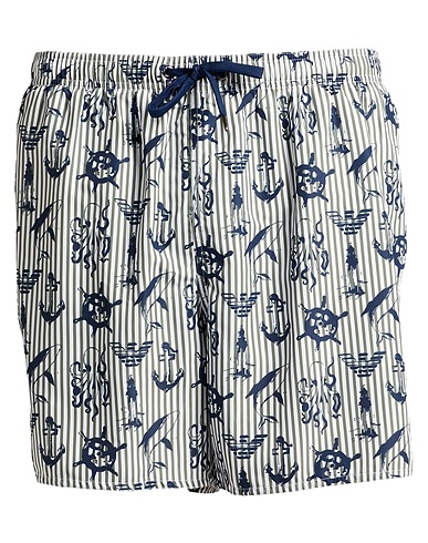 EMPORIO ARMANI Swim shorts SWIMWEAR Navy 100% Polyester